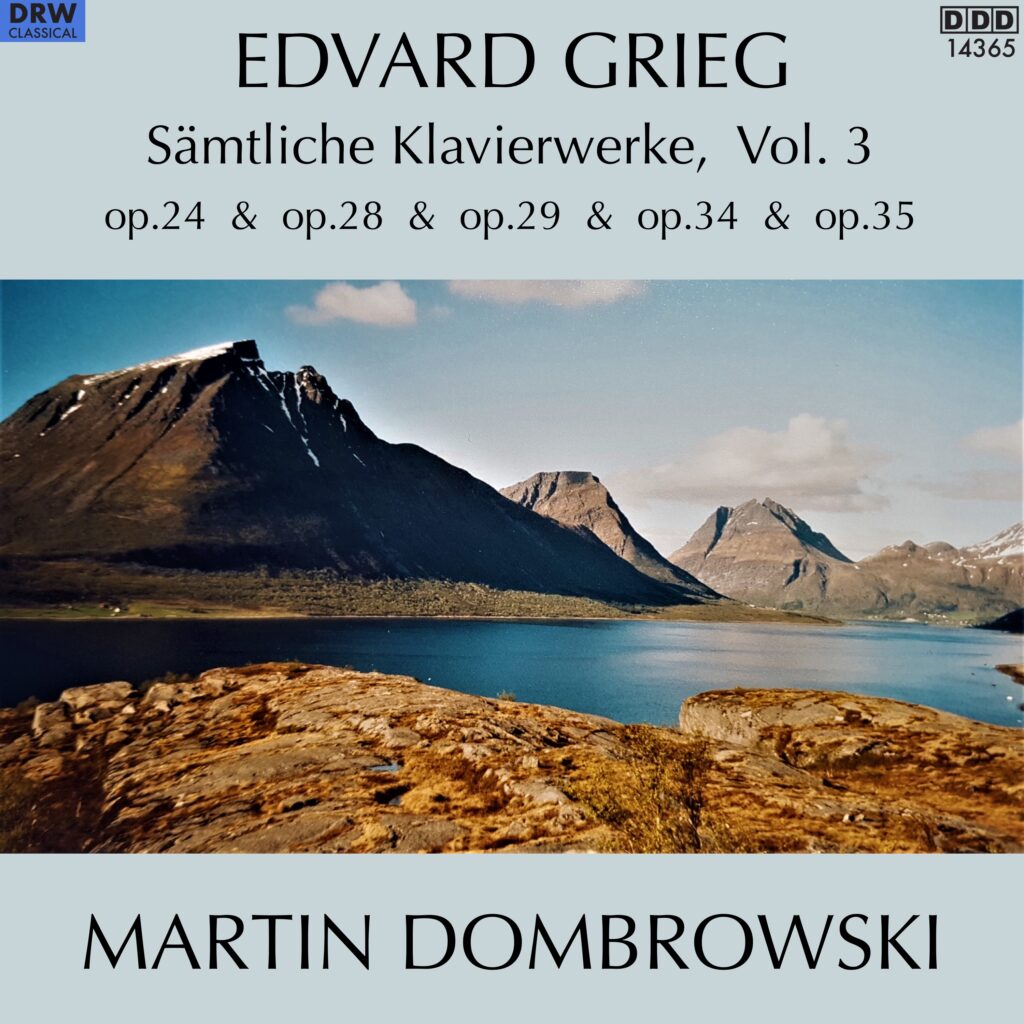 CD Cover - Grieg Vol. 3