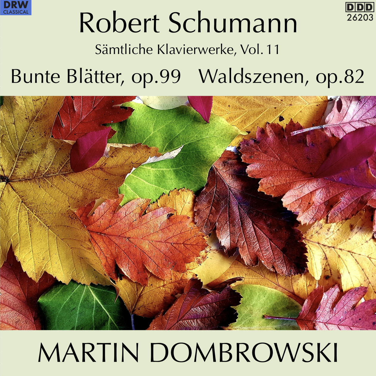 CD Cover - Schumann Vol. 11
