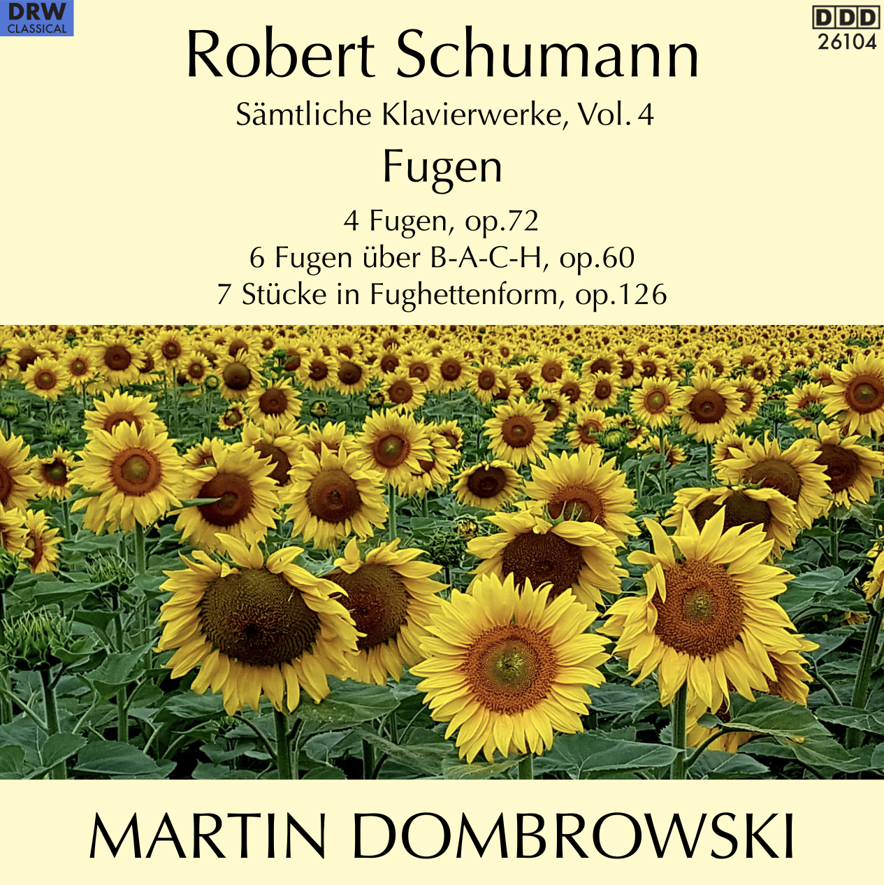 CD Cover - Schumann Vol. 4