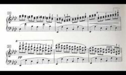 J. Brahms: Sexten- und Terzen-Studie in f-Moll nach Chopins Etüde op. 25 Nr. 2